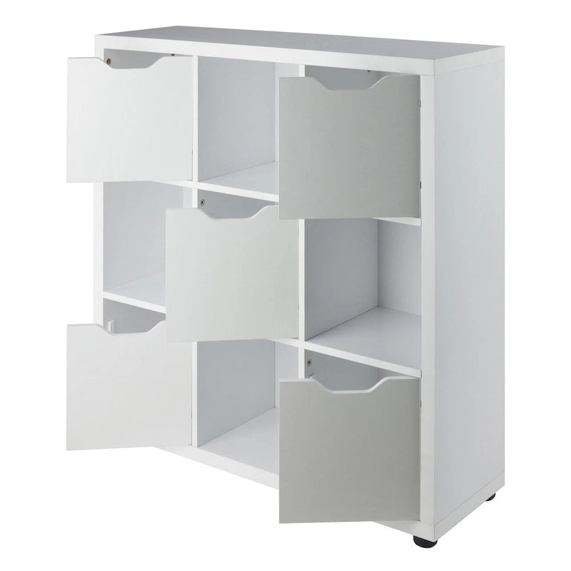Meuble de rangement en bois à 3 niveaux - 37,5 - Blanc