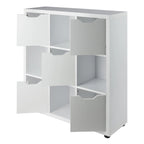 Meuble de rangement en bois à 3 niveaux - 37,5 - Blanc
