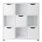 Meuble de rangement en bois à 3 niveaux - 37,5 - Blanc