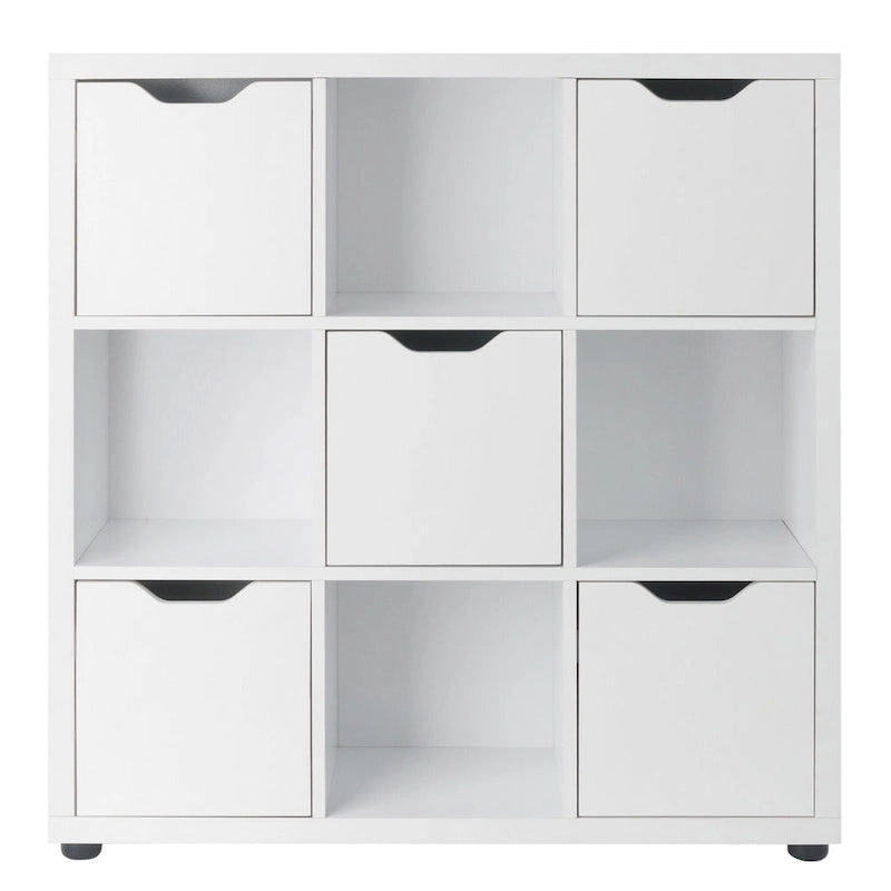 Meuble de rangement en bois à 3 niveaux - 37,5 - Blanc
