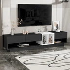 Meuble TV 74" avec rangement et compartiment pour TV jusqu'à 80"