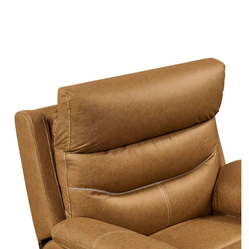Fauteuil inclinable gris à deux moteurs avec pivotement à 240°, fonction de balancement, ports USB et appui-tête réglable