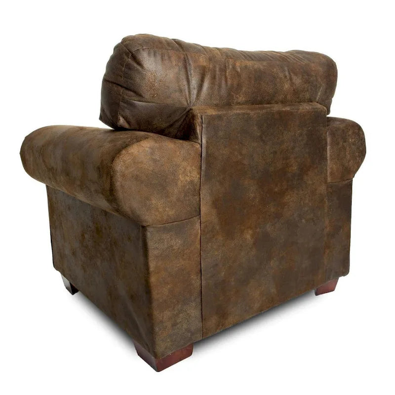 Meuble TV 71" brun avec osier naturel