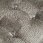 Fauteuil de salon en similicuir et métal