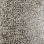 Fauteuil de salon en similicuir et métal