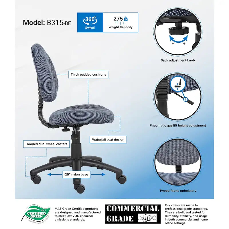 Chaise de posture de luxe