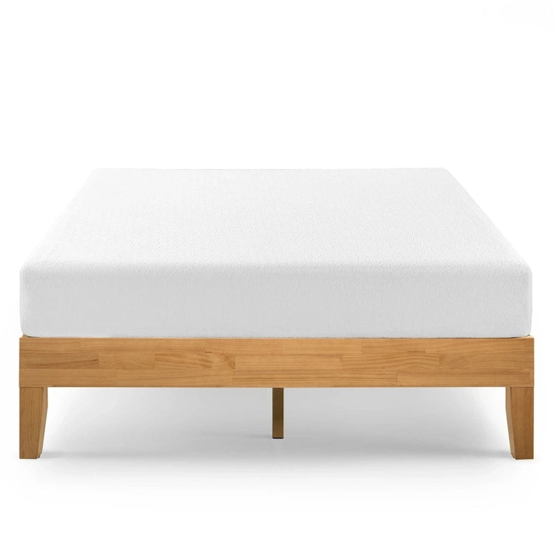 Lit plateforme en pin massif de luxe de 14 pouces