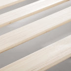 Lit plateforme en pin massif de luxe de 14 pouces