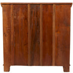 Armoire artisanale en bois brun