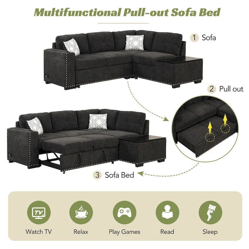 Fauteuil inclinable motorisé à dossier haut en tissu bouclé de 35,5 po