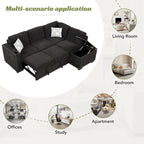 Fauteuil inclinable motorisé à dossier haut en tissu bouclé de 35,5 po