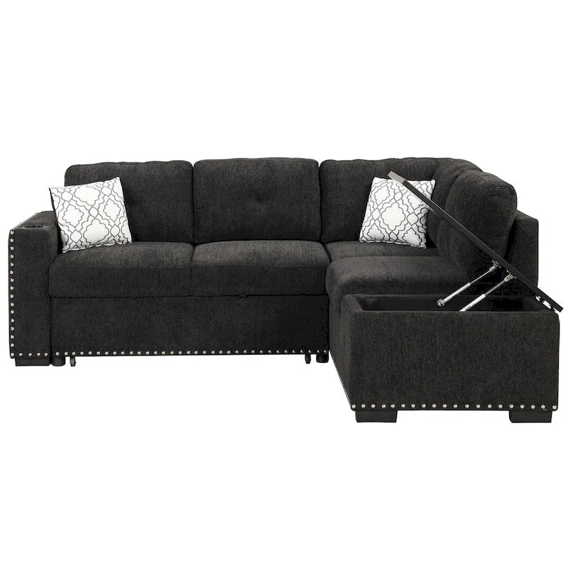Fauteuil inclinable motorisé à dossier haut en tissu bouclé de 35,5 po