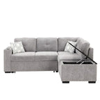 Fauteuil inclinable motorisé à dossier haut en tissu bouclé de 35,5 po