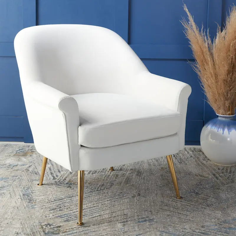 SAFAVIEH Edina Accent Chair - 29.5 W x 30.7 L x 32.9 H - 30Wx31Dx33H