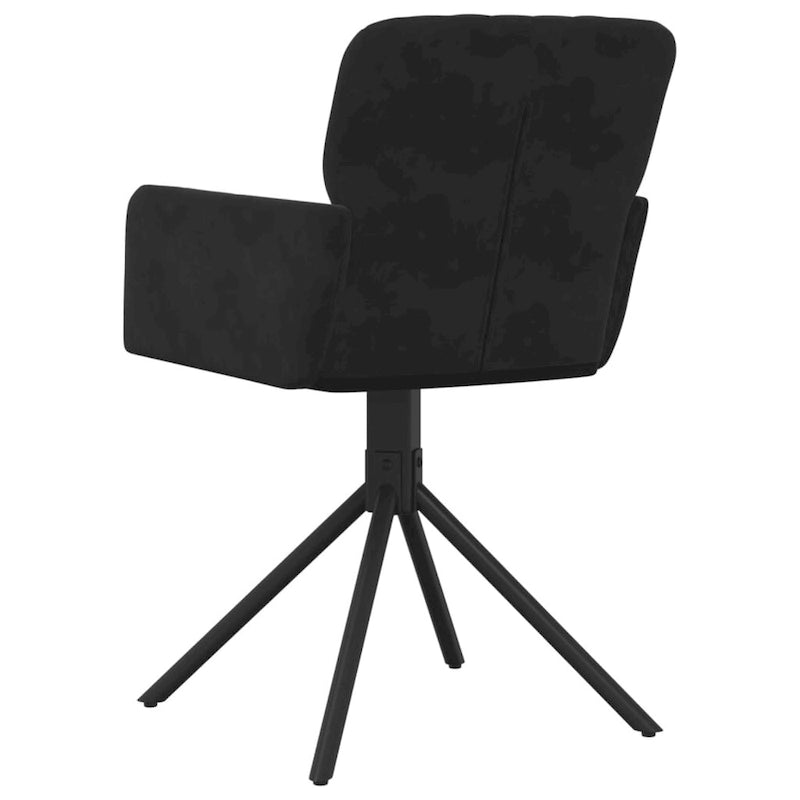 Chaises de salle à manger pivotantes, 2 pièces, fauteuils d'appoint modernes rembourrés en velours - 20,3 x 23,2 x 32,9