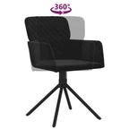 Chaises de salle à manger pivotantes, 2 pièces, fauteuils d'appoint modernes rembourrés en velours - 20,3 x 23,2 x 32,9