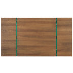 Table basse rectangulaire pieds en verre