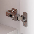 Meuble de présentation et de rangement pour bijoux avec plateau en verre et commode sécurisée