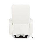Fauteuil inclinable motorisé à dossier haut en bouclette de 35,5 po