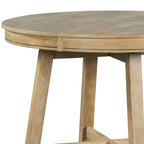 Table de salle à manger extensible vintage et élégante avec rallonge amovible