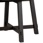 Table de salle à manger extensible vintage et élégante avec rallonge amovible