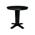 Tabouret de comptoir de ferme à fuseaux de 24 po - 18L x 21P x 39H