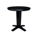 Tabouret de comptoir de ferme à fuseaux de 24 po - 18L x 21P x 39H