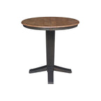 Tabouret de comptoir de ferme à fuseaux de 24 po - 18L x 21P x 39H
