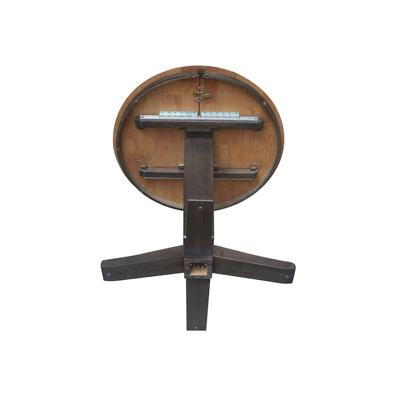 Tabouret de comptoir de ferme à fuseaux de 24 po - 18L x 21P x 39H