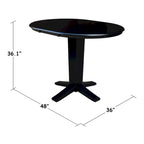 Tabouret de comptoir de ferme à fuseaux de 24 po - 18L x 21P x 39H