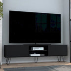 Meuble TV 2 portes Pieds épingles