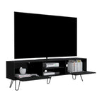 Meuble TV 2 portes Pieds épingles
