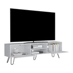 Meuble TV 2 portes Pieds épingles