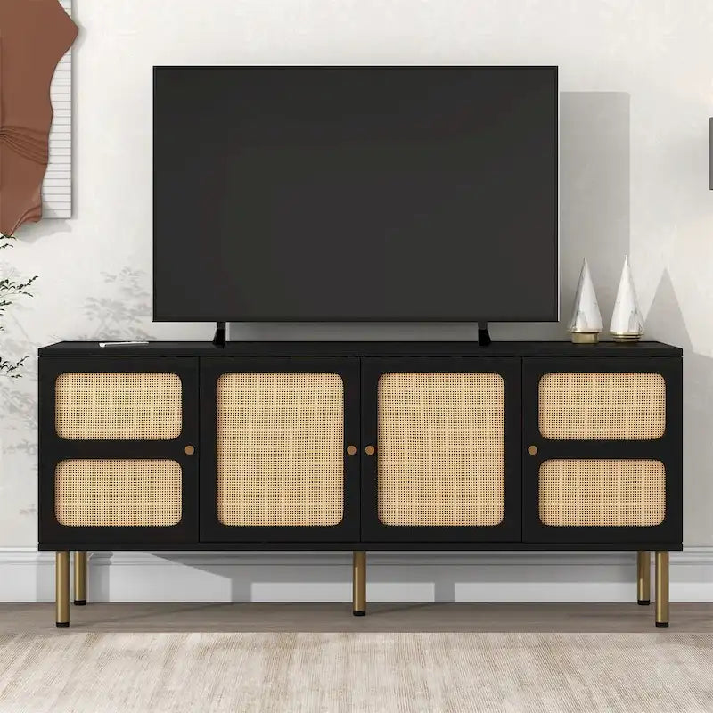 Meuble TV tissé pour téléviseurs jusqu'à 70 po