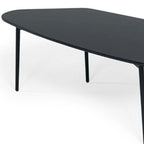 Table basse de forme libre en marbre noir et noir 47