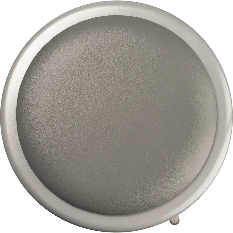Tabouret en acier rembourré de vinyle résistant, 24 po, gris