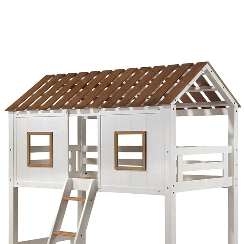 Table de salle à manger, double pied central, bois blanc cassé, 239-345 cm